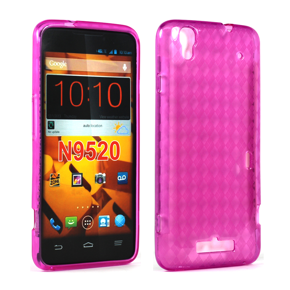 ZTE Boost Max+ Boost Max N9521 N9520 TPU Gel Case (Hot Pink)